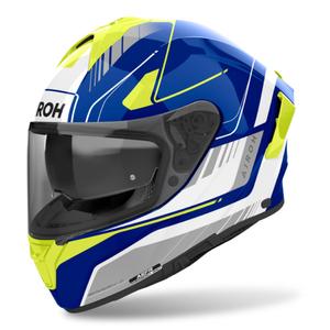 Integraal motorhelm Airoh SPARK 2 Chrono glanzend blauw-geel