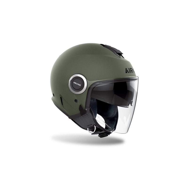 Open motorhelm Airoh HELYOS Kleur mat groen