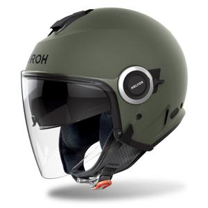 Open motorhelm Airoh HELYOS Kleur mat groen