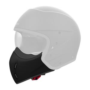 Kinbeschermer voor Airoh J110 Color helm zwart mat