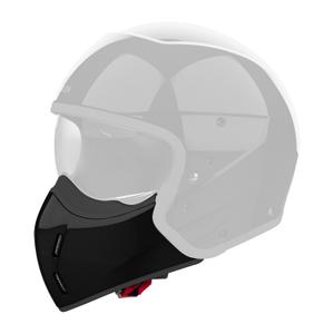 Kinbeschermer voor Airoh J110 Color helm glanzend zwart