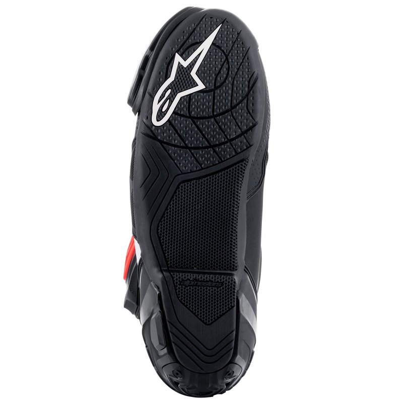 Alpinestars Supertech R zwart-wit-rood-geel motorlaarzen