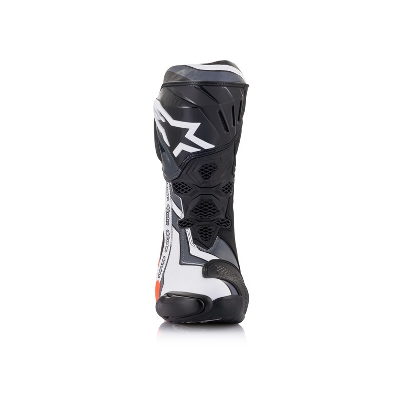 Alpinestars Supertech R zwart-fluorood-wit-grijs motorlaarzen