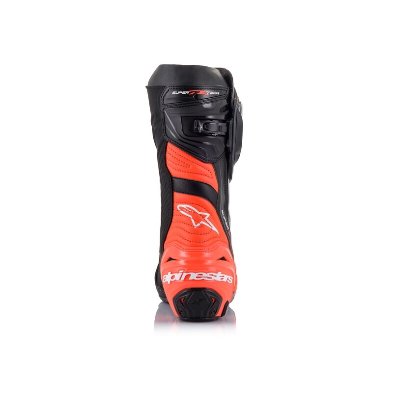 Alpinestars Supertech R zwart-fluorood-wit-grijs motorlaarzen