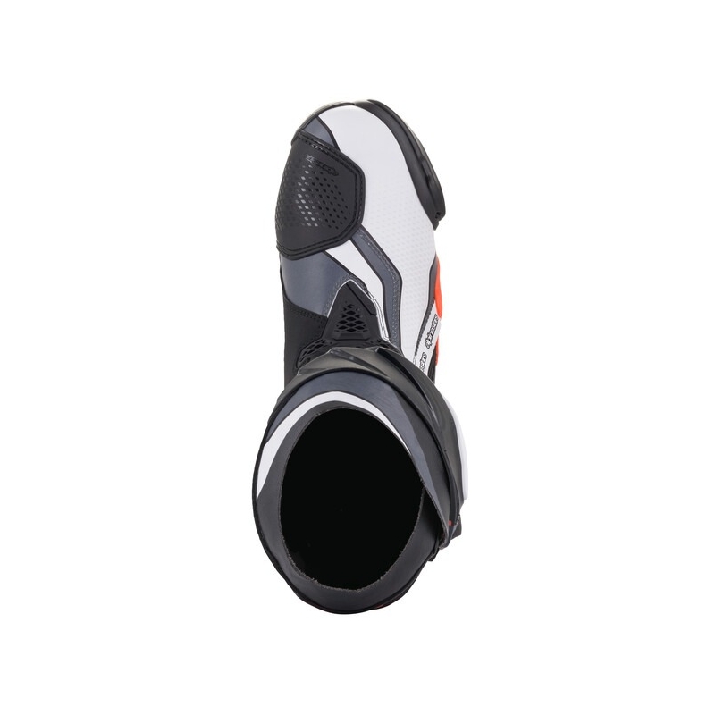 Alpinestars Supertech R zwart-fluorood-wit-grijs motorlaarzen