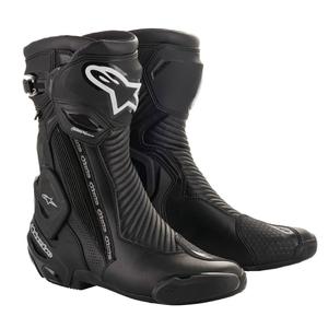 Alpinestars SMX Plus 2 Gore-Tex zwart-zilver motorlaarzen