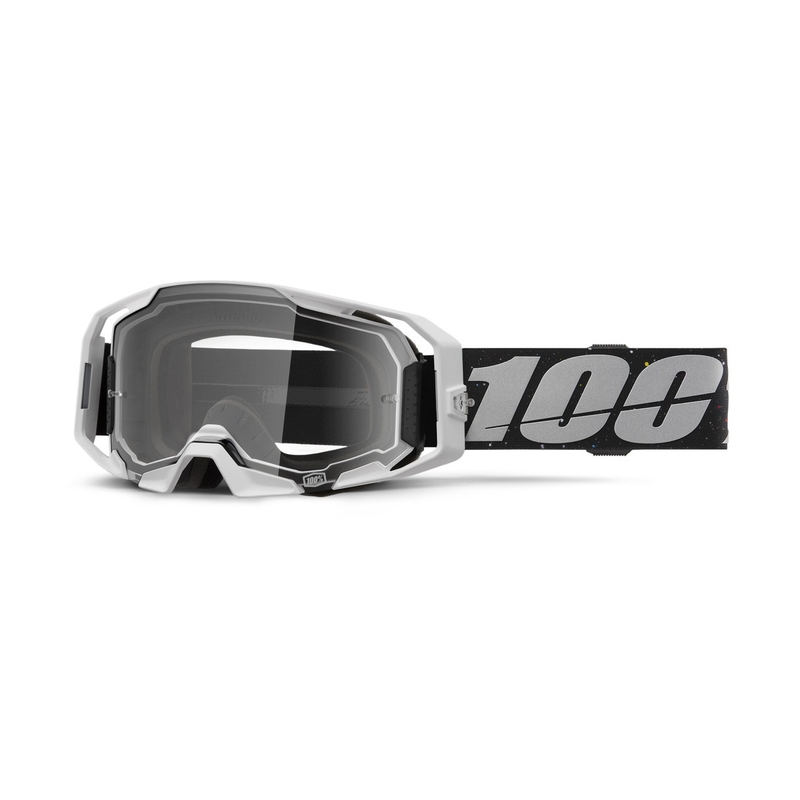 Motorcrossbril 100% ARmatic Rapidracer met helder plexi