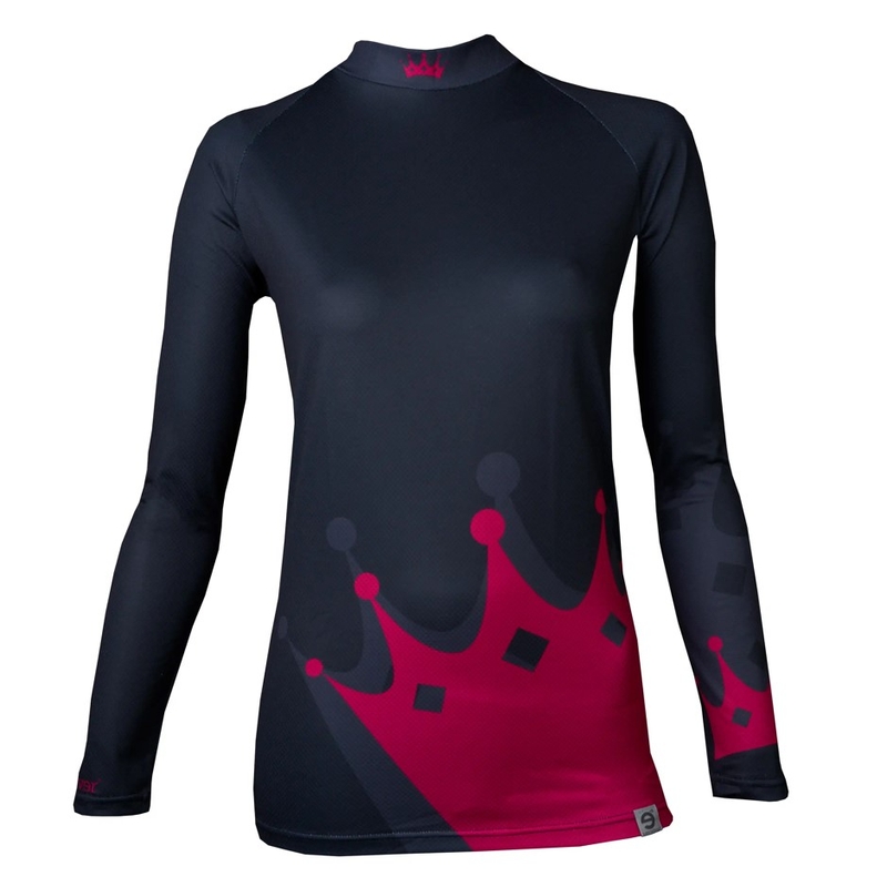 Thermoshirt voor dames nanosilver® Princess donkergrijs