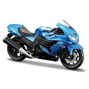 Model motorfiets Maisto Kawasaki Ninja ZX-14R blauw