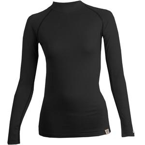 Thermoshirt voor dames nanosilver® MERINO zwart