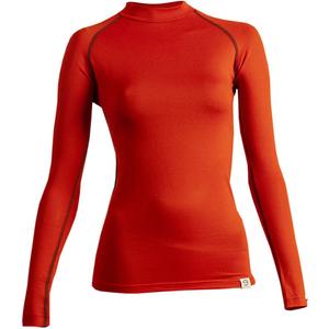 Thermisch dames-T-shirt nanosilver® MERINO baksteenrood