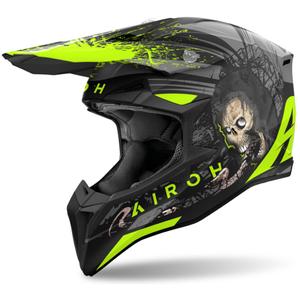 Motorcrosshelm Airoh Wraaap Donker 2024 mat