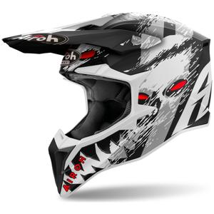 Motorcrosshelm Airoh Wraaap Demon 2024 mat