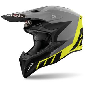 Motorcrosshelm Airoh Wraaap Reloaded 2024 mat geel