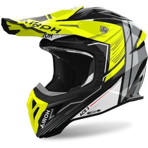 Motorcrosshelm Airoh Aviator Ace 2 Engine 2024 glanzend geel