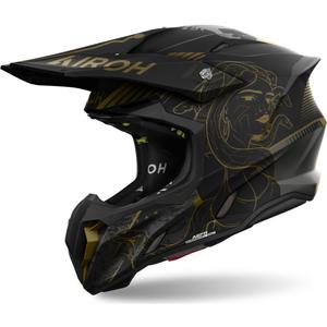 Motorcrosshelm Airoh Twist 3 Titan 2024 mat