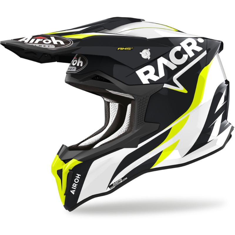 Motorcrosshelm Airoh Strycker Racr 2024 glanzend uitverkoop