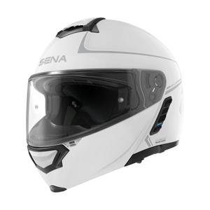 SENA motorhelm met Mesh headset Impulse wit glanzend