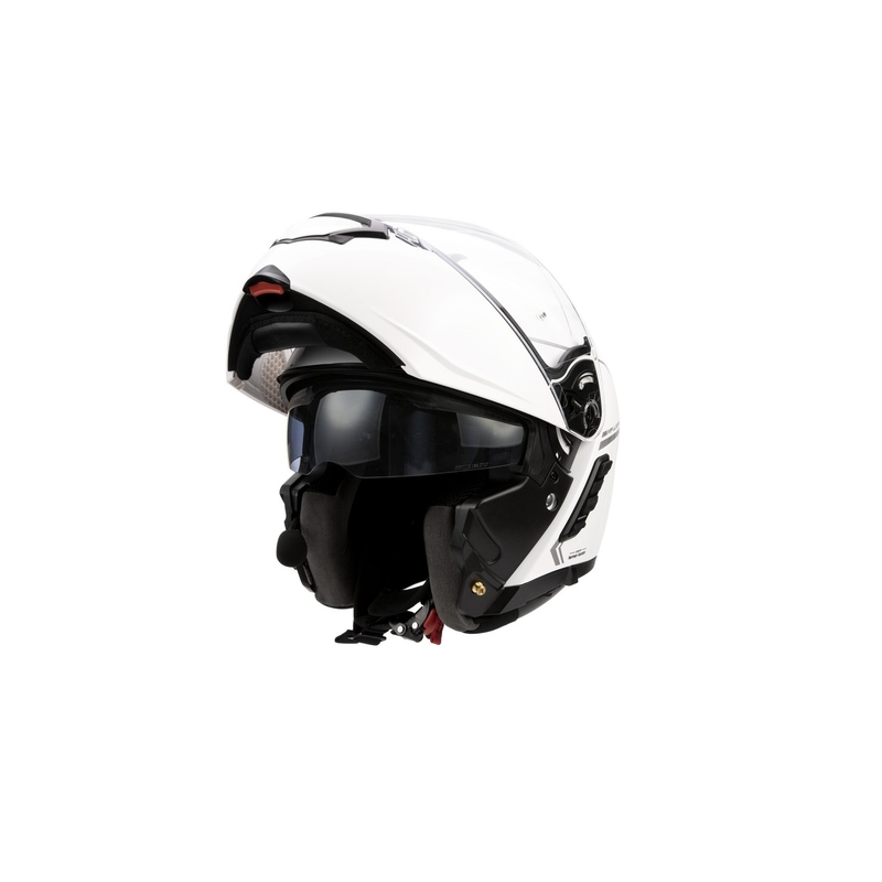 SENA motorhelm met Mesh headset Impulse wit glanzend
