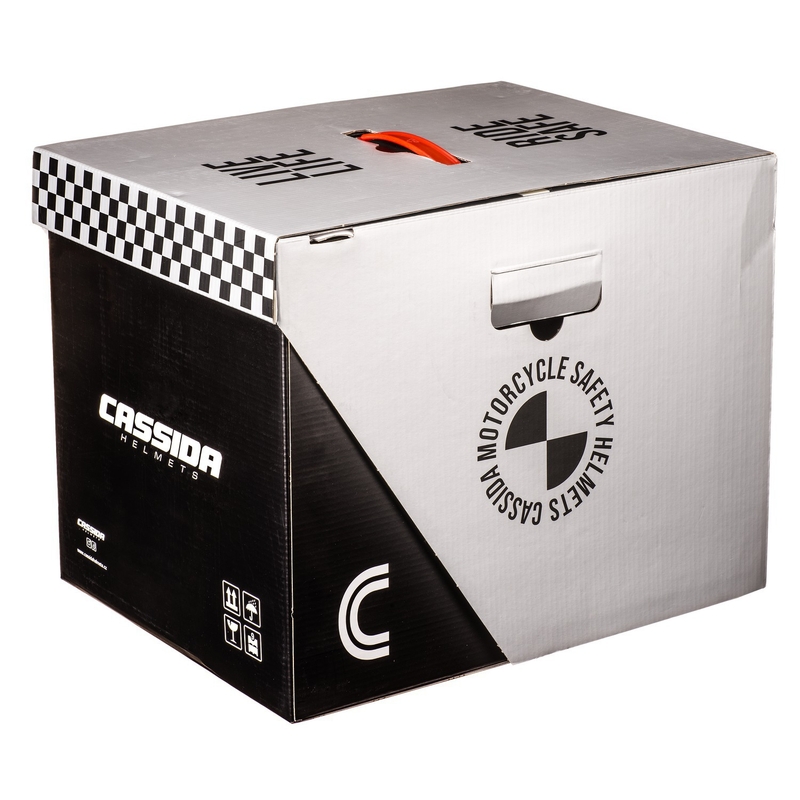 Cassida Modulo 2.1 Profile flip-up motorhelm mat zwart-grijs-oranje