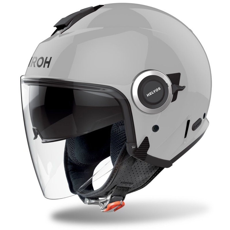 Open motorhelm Airoh HELYOS Kleur glanzend grijs