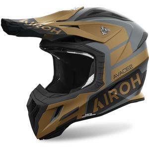 Motorcrosshelm Airoh Aviator Ace 2 Sake 2024 mat goud