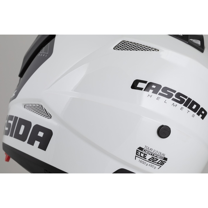 Endurohelm Cassida Tour 2.0 X-tra mat groen-grijs-zwart met mat zwart vizier