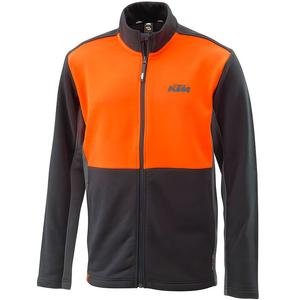 Hoodie KTM Mechanic Zip zwart-oranje