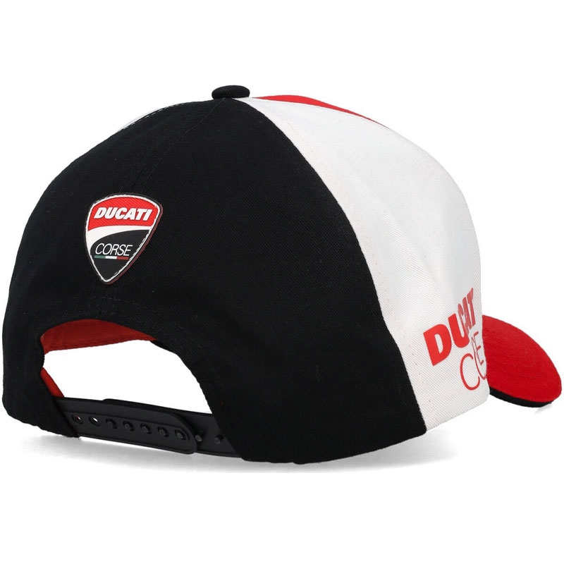 Ducati snapback pet rood-wit-zwart