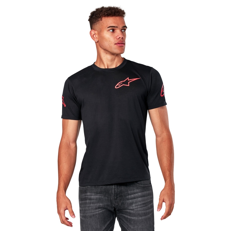 T-shirt Alpinestars Schouderprestaties zwart
