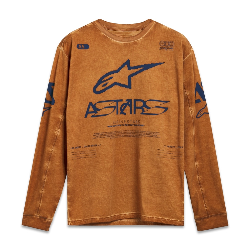 Alpinestars Nook Knit T-shirt Lange Mouw Rood