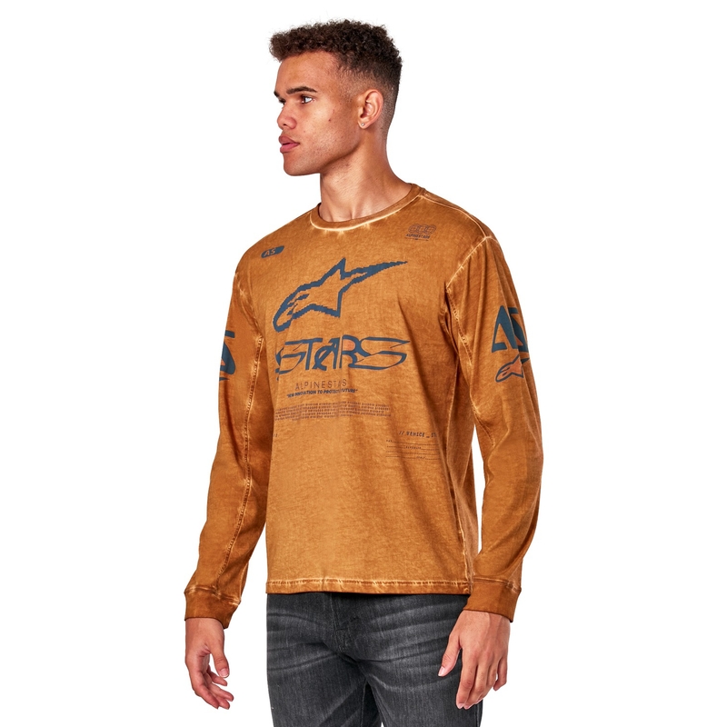 Alpinestars Nook Knit T-shirt Lange Mouw Rood