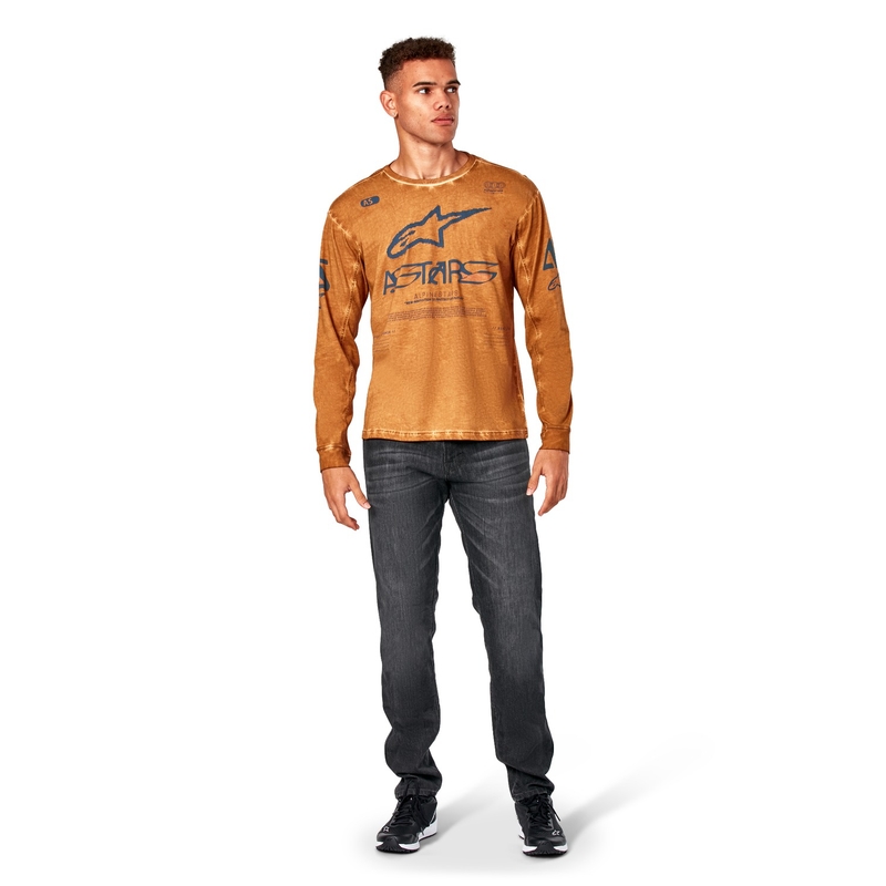 Alpinestars Nook Knit T-shirt Lange Mouw Rood