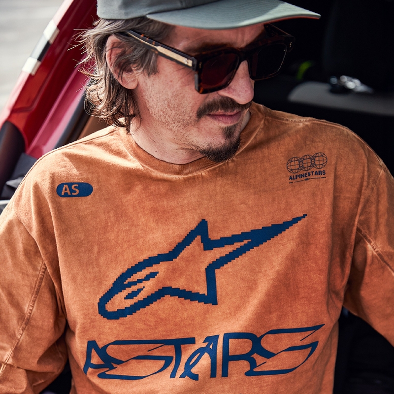 Alpinestars Nook Knit T-shirt Lange Mouw Rood