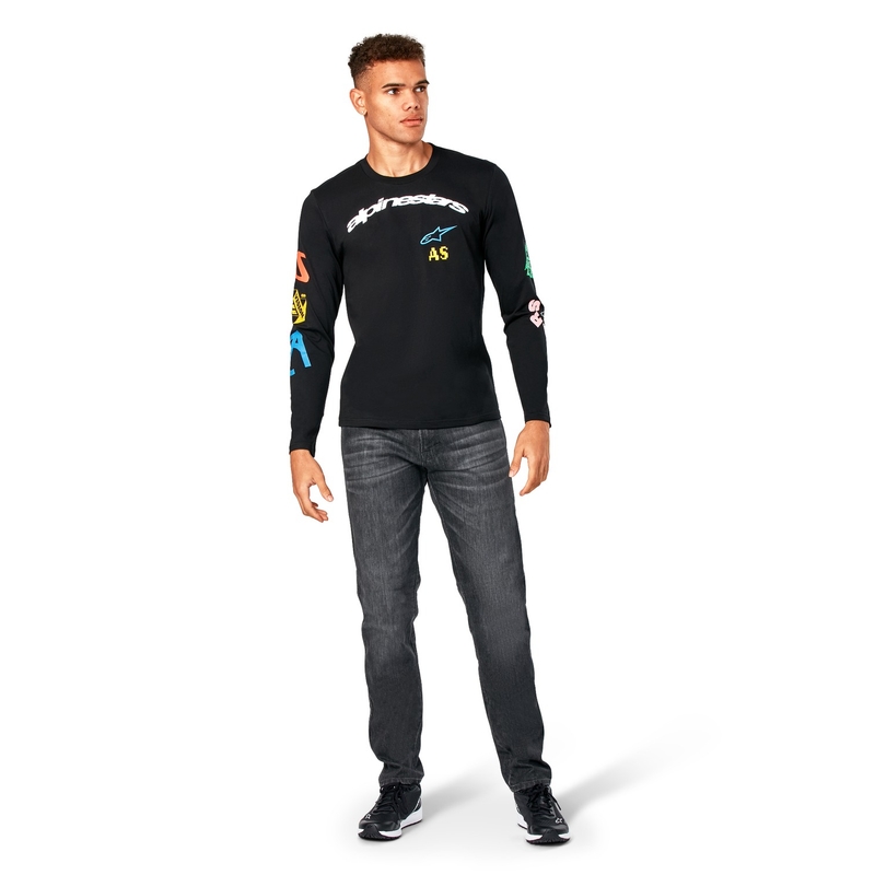Alpinestars Brundo CSF lange mouwen T-shirt zwart