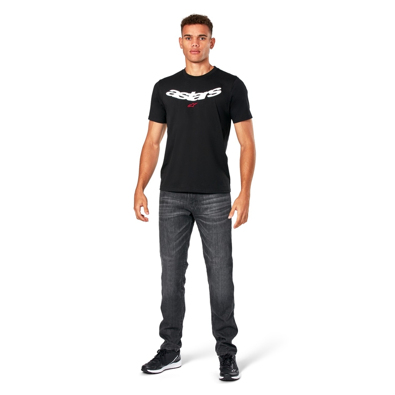 T-shirt Alpinestars Elliptic CSF zwart