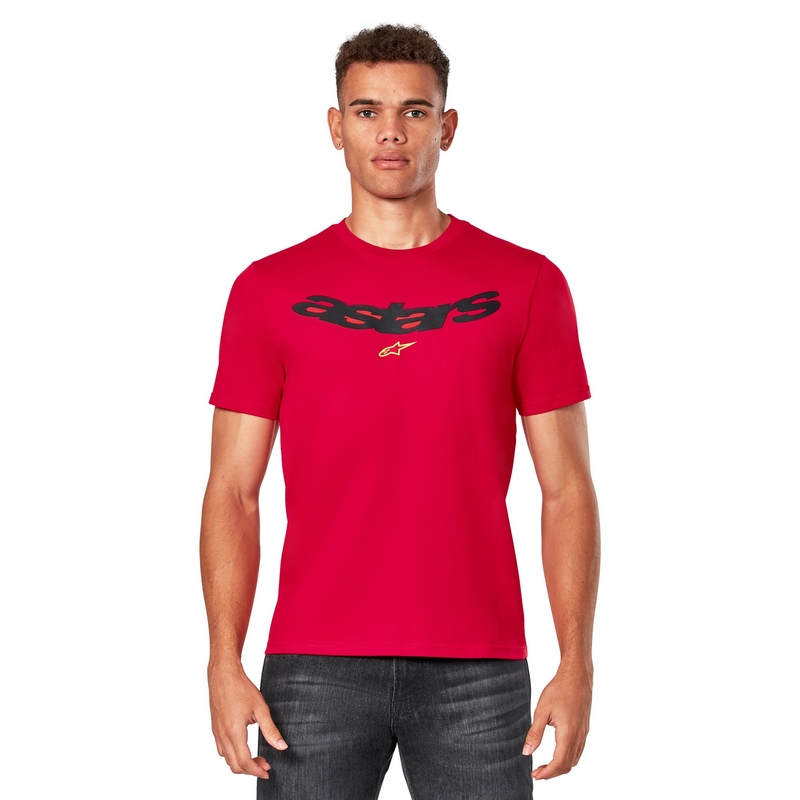 T-shirt Alpinestars Elliptic CSF rood