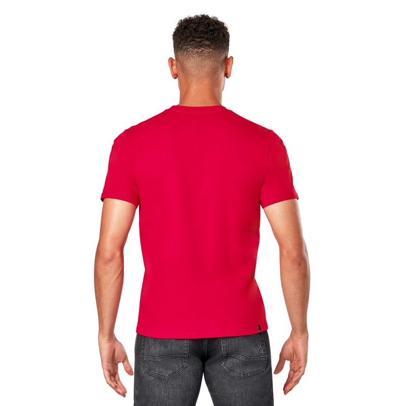 T-shirt Alpinestars Elliptic CSF rood