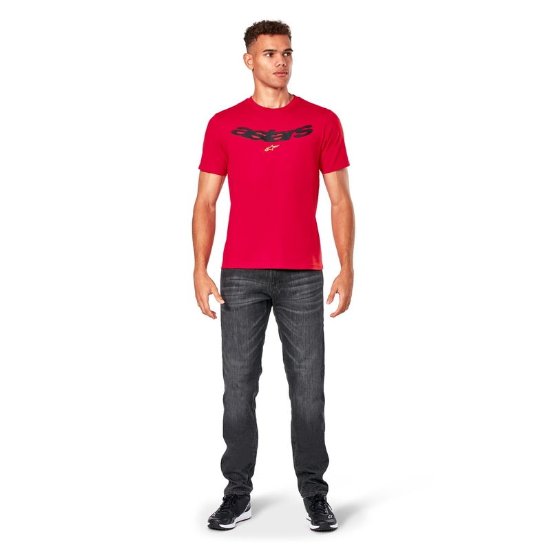 T-shirt Alpinestars Elliptic CSF rood