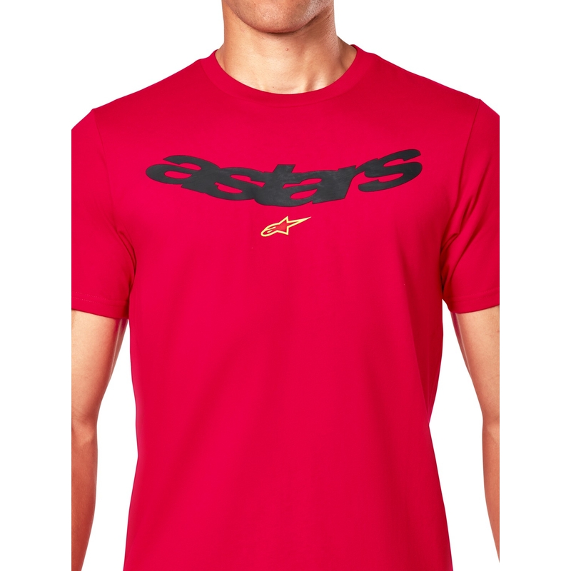 T-shirt Alpinestars Elliptic CSF rood