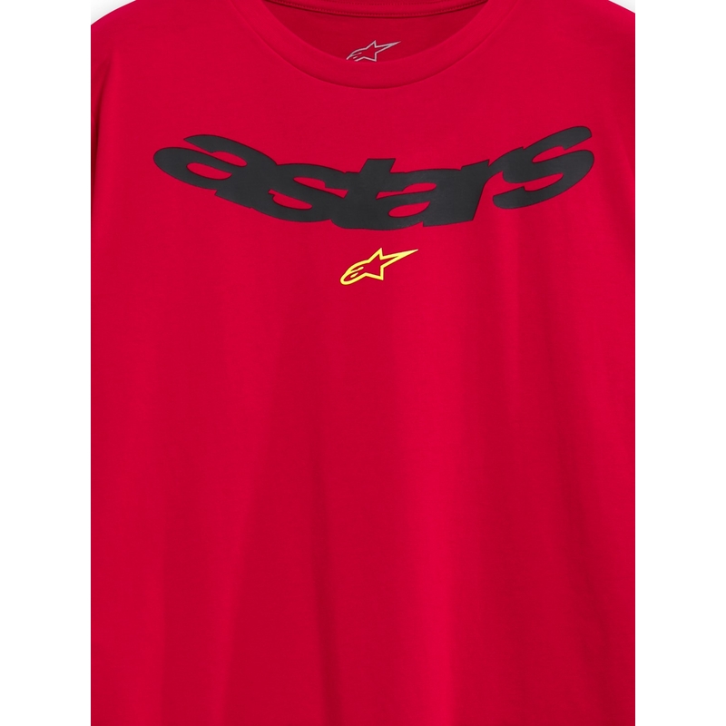 T-shirt Alpinestars Elliptic CSF rood