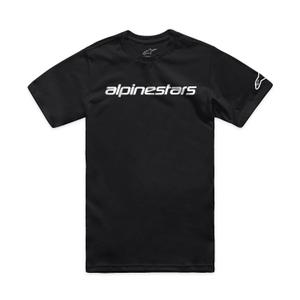 T-shirt Alpinestars Linear Wordmark 2.0 CSF zwart-wit