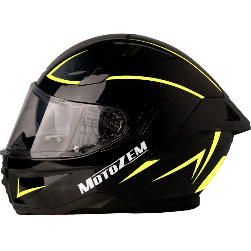 Integraalhelm Motozem Guardian zwart-geel