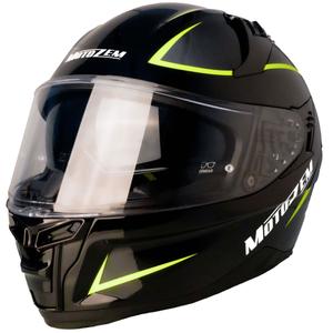 Integraalhelm Motozem Guardian zwart-geel