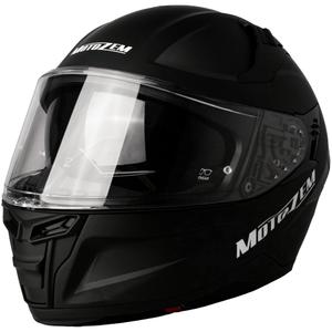 Motozem Guardian integraal motorhelm mat zwart
