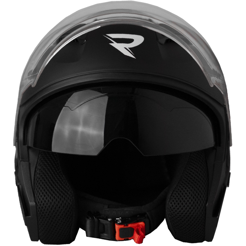Open motorhelm Street Racer Sonic matzwart