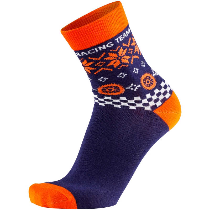 Red Bull KTM Wintersokken blauw-oranje