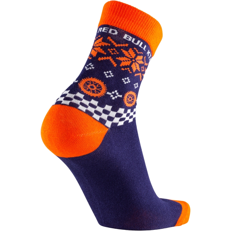 Red Bull KTM Wintersokken blauw-oranje