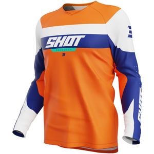 Kinder motorcross trui Shot Draw League oranje