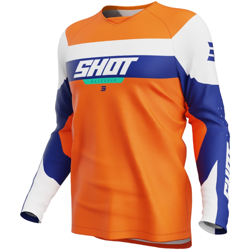 Kinder motorcross trui Shot Draw League oranje